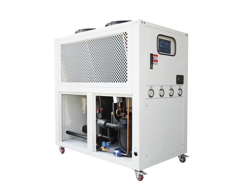 激光、注塑、超聲波專用風(fēng)冷式箱體冷水機(jī)組